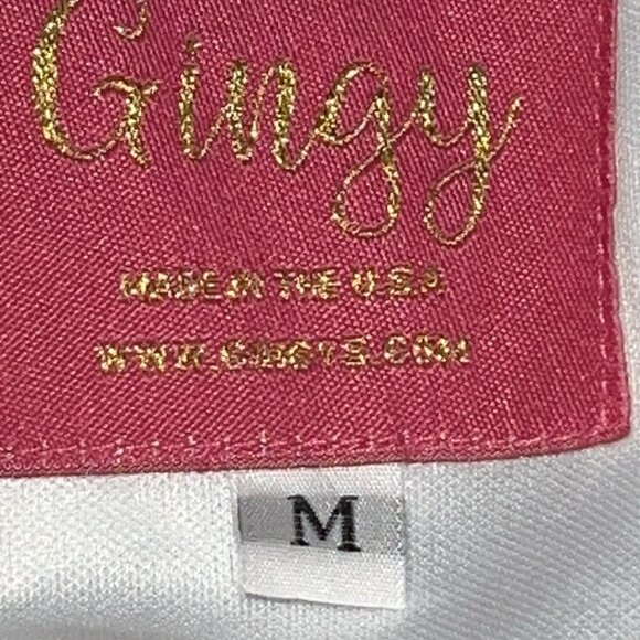 GINGY’S SUMMER SKORT DRESS BLACK AND WHITE FLORAL WOMEN SIZE MEDIUM RACERBACK - Picture 7 of 10